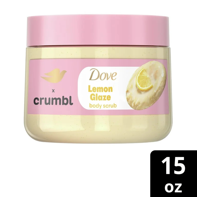 Dove Crumbl Exfoliating Body Scrub Lemon Cookie, 15 oz - Walmart.com | Walmart (US)
