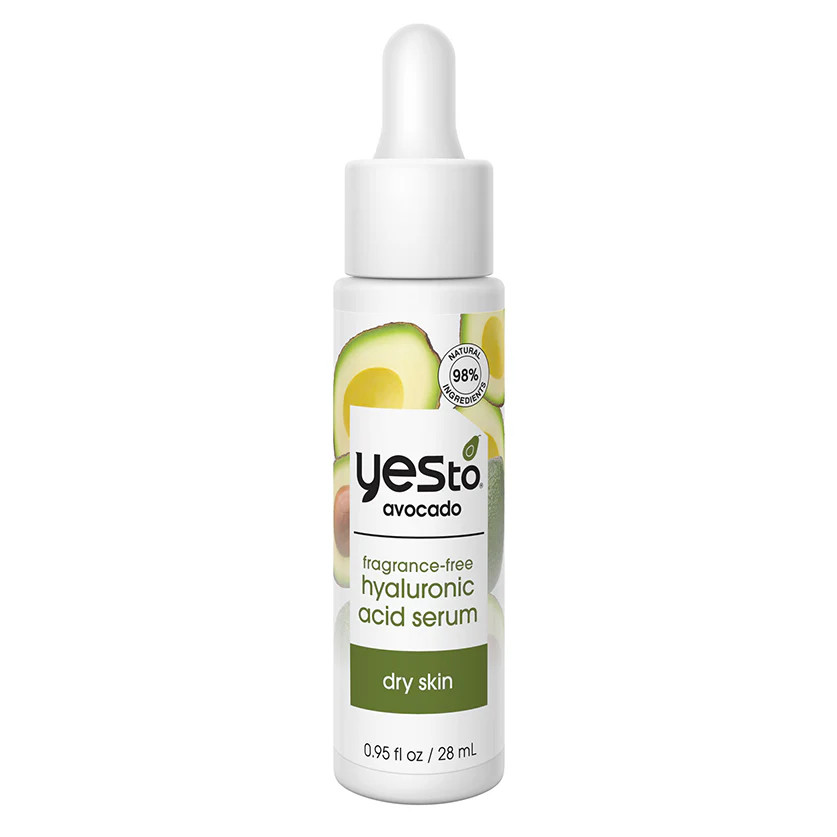 avocado fragrance-free hyaluronic acid serum dry skin | YesTo