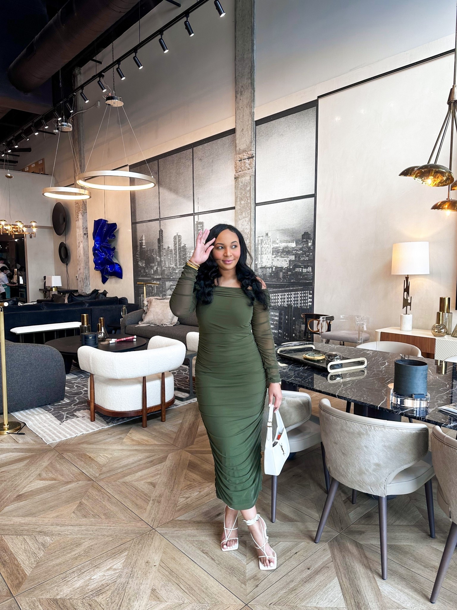 This green mesh midi dress is perfect for the holiday season.

Wearing size M.

Heels are originally from Miss Lola but I tagged a similar one.



#LTKSaleAlert #LTKootd #LTKMidsize