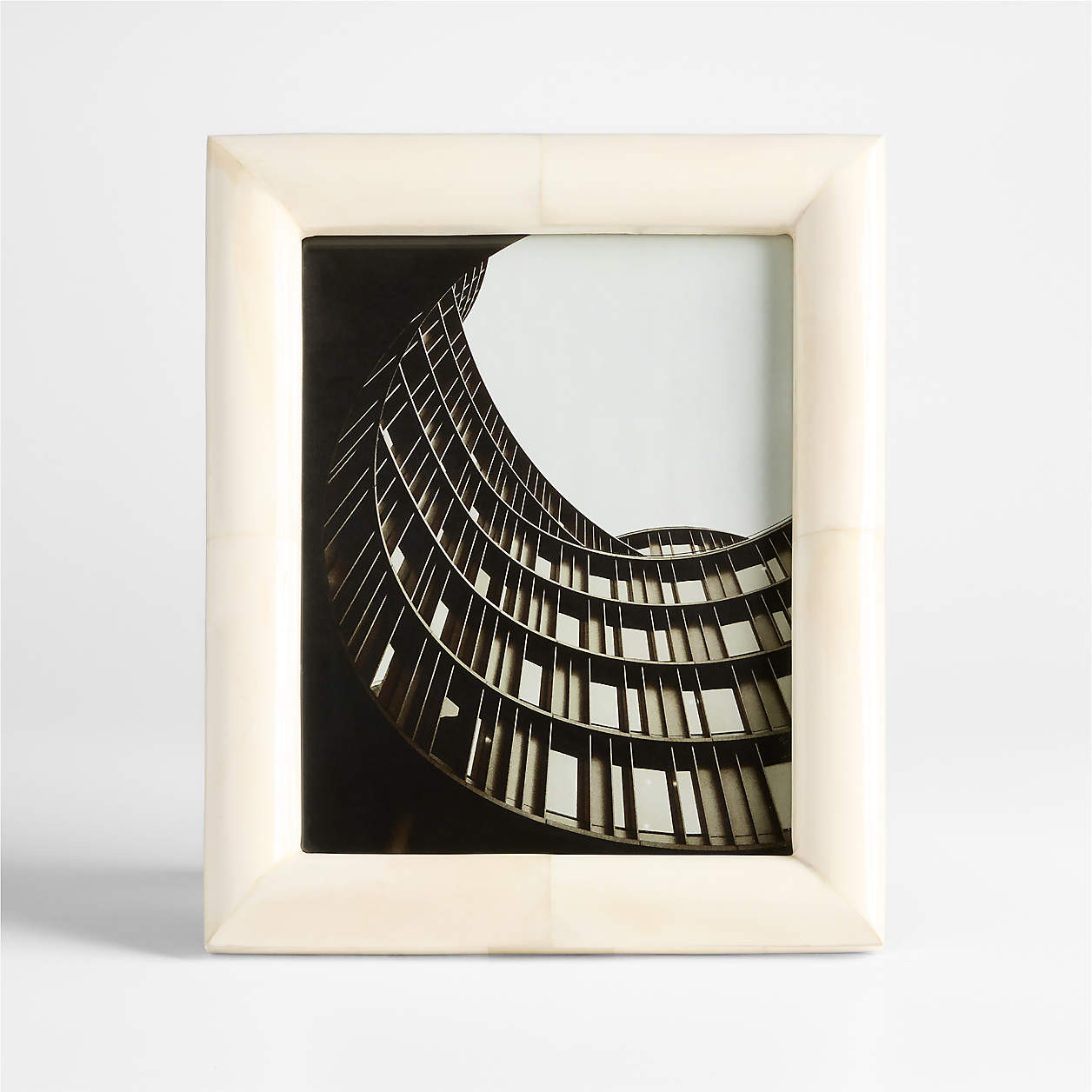 Sausalito Bone Resin 8x10 Picture Frame | Crate & Barrel | Crate & Barrel