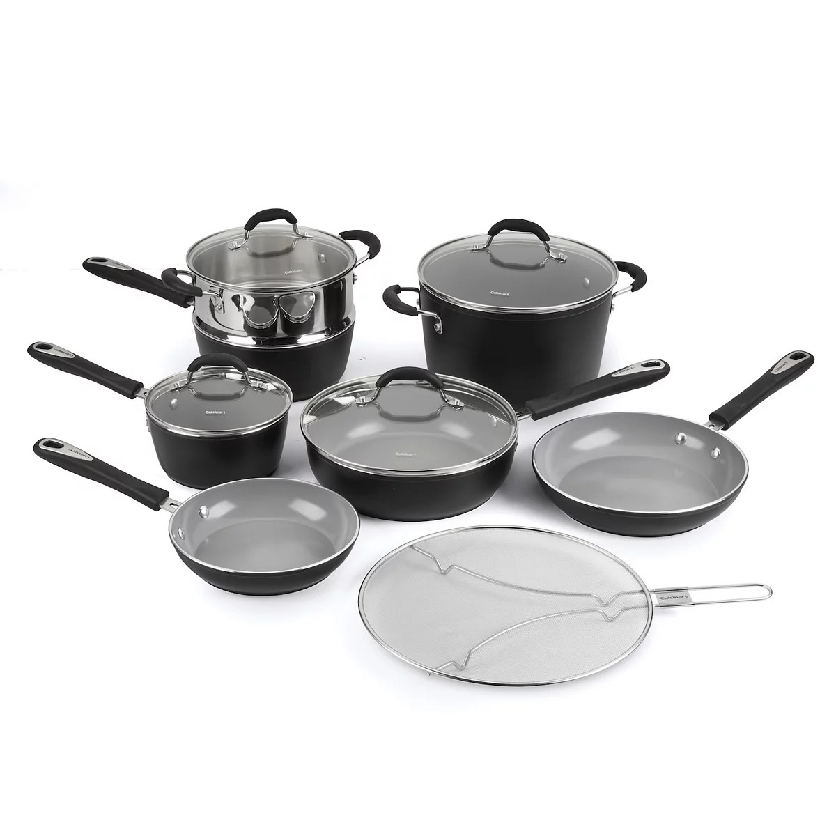 Cuisinart® Ceramica® XT Matte Collection Ceramic Nonstick 12-pc. Cookware Set | Kohl's