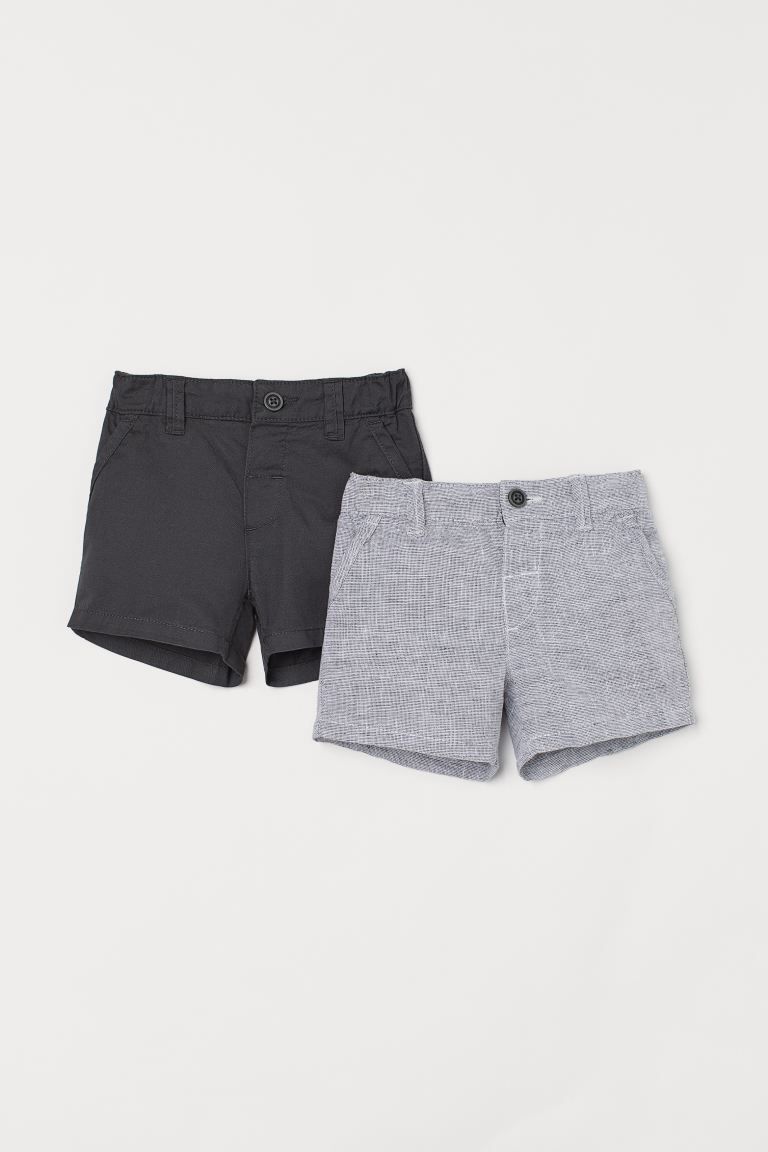 2-pack Chino Shorts | H&M (US + CA)
