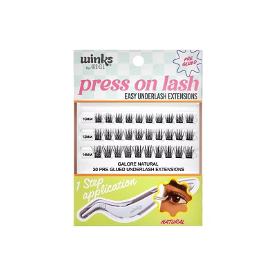 Ardell Winks Press-On Natural and Applicator False Eyelashes - 30ct | Target