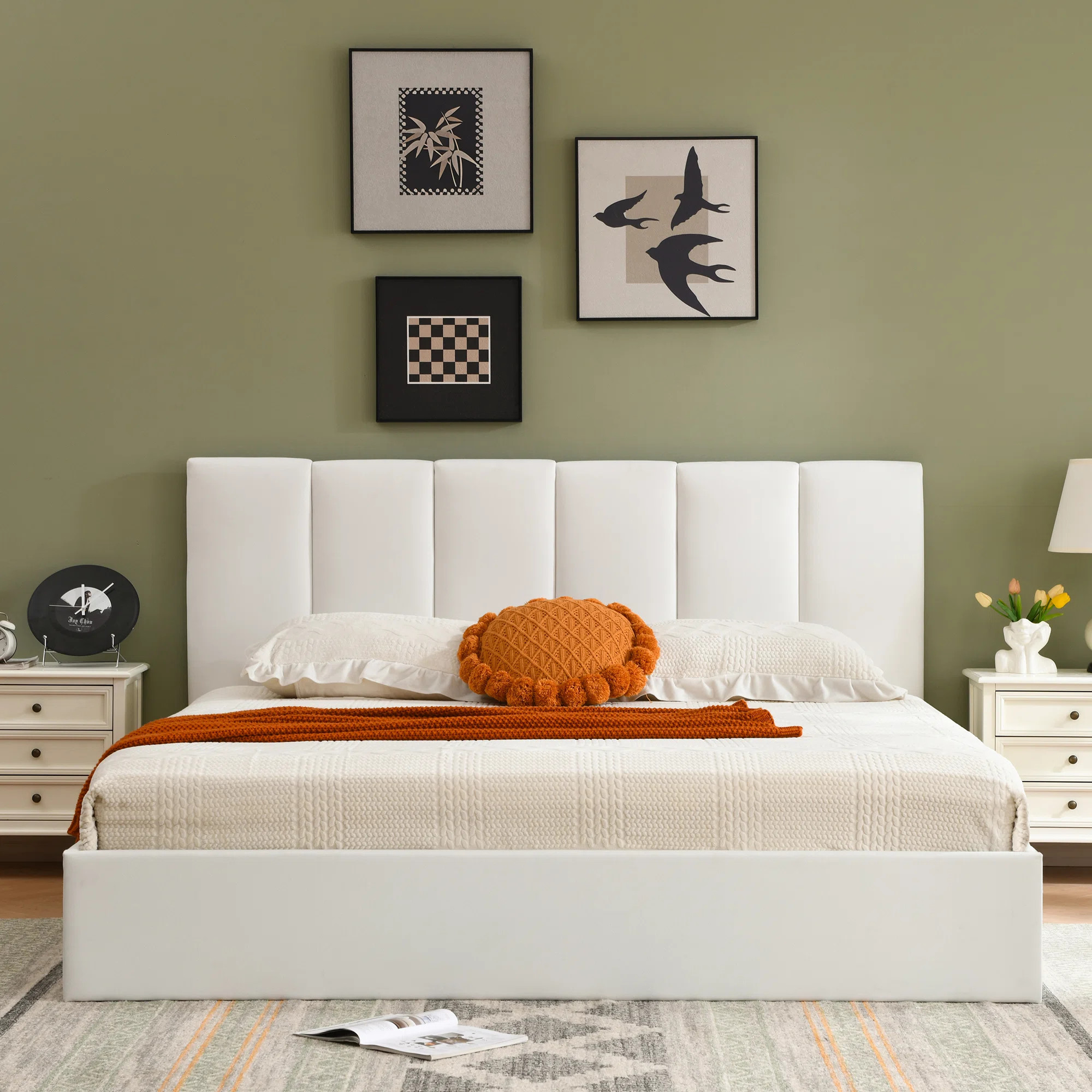 Juanetta Hydraulic Lift Up Storage Upholstered Platform Bed | Wayfair North America