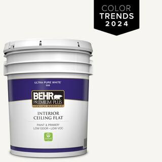 5 gal. Designer Collection #DC-001 Whipped Cream Ceiling Flat Interior Paint | The Home Depot