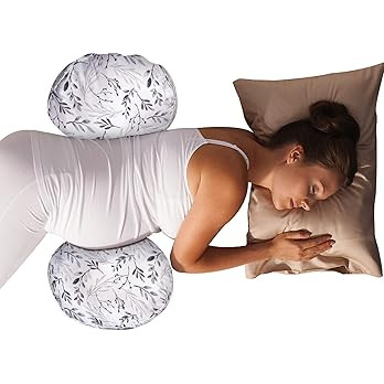 Boppy Side Sleeper Pregnancy Pillow with Removable Jersey Pillow Cover, Gray Falling Leaves, Comp... | Amazon (US)