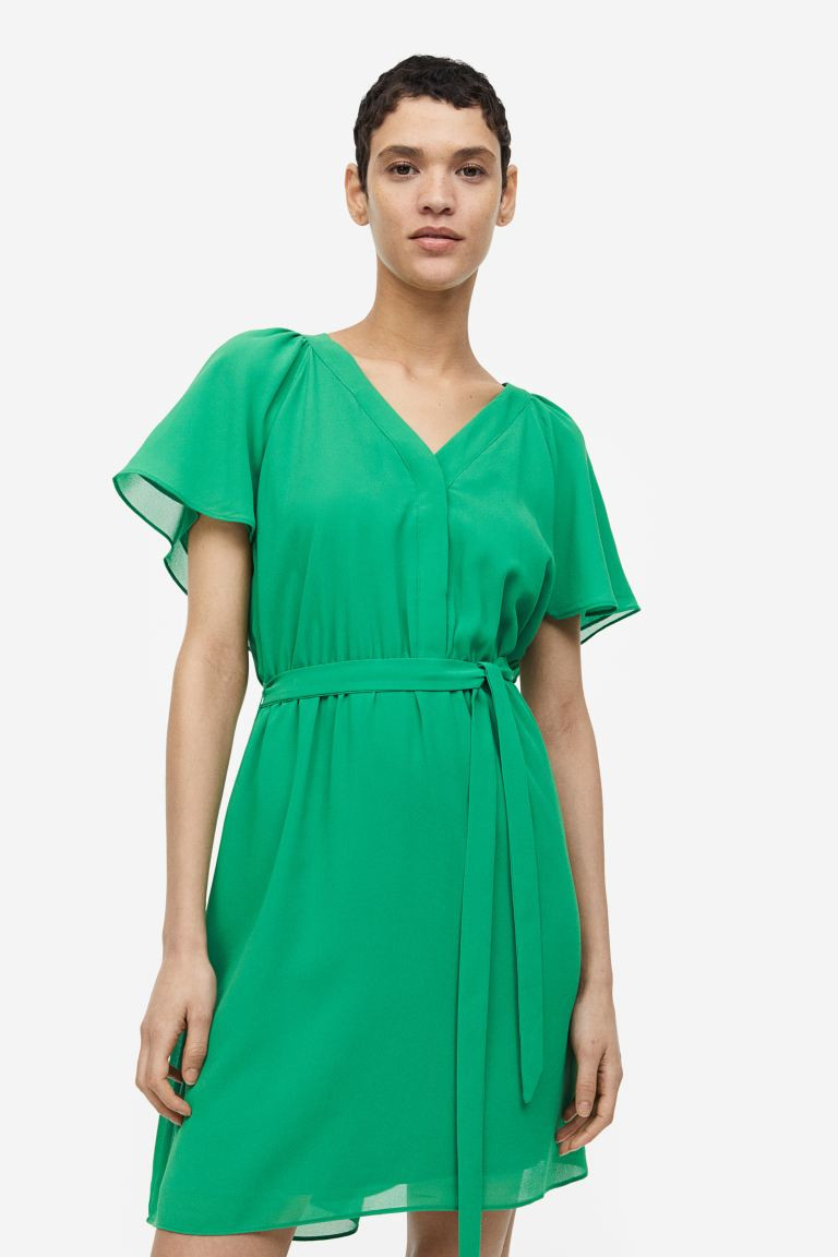 V-neck Chiffon Dress | H&M (US + CA)