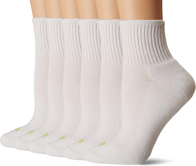 Hue Women's Mini Crew Sock 6-Pack | Amazon (US)