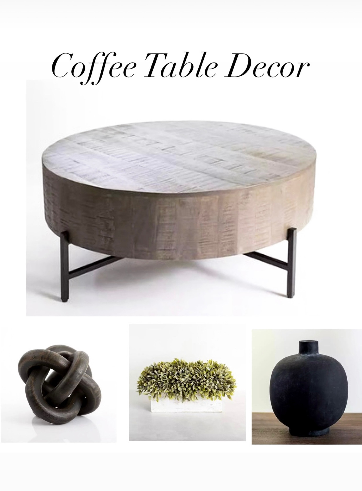Round wood and black metal coffee table, living room decor, home decor
#LTKFind

#LTKhome #LTKstyletip #LTKfamily