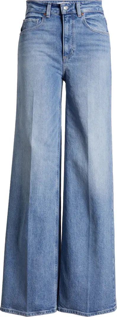 PAIGE Sasha Organic Cotton Wide Leg Jeans | Nordstrom | Nordstrom