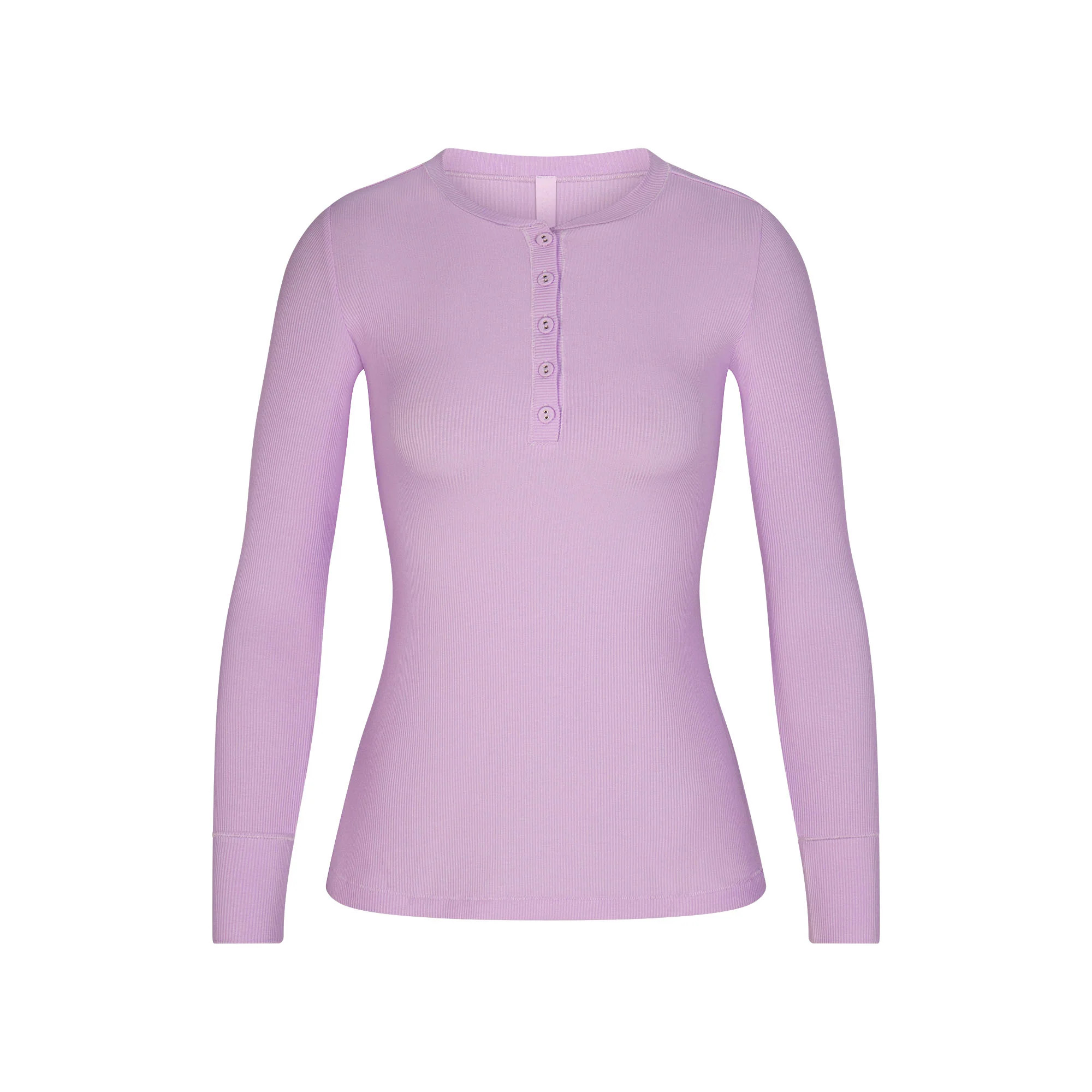 LONG SLEEVE HENLEY | SKIMS (US)