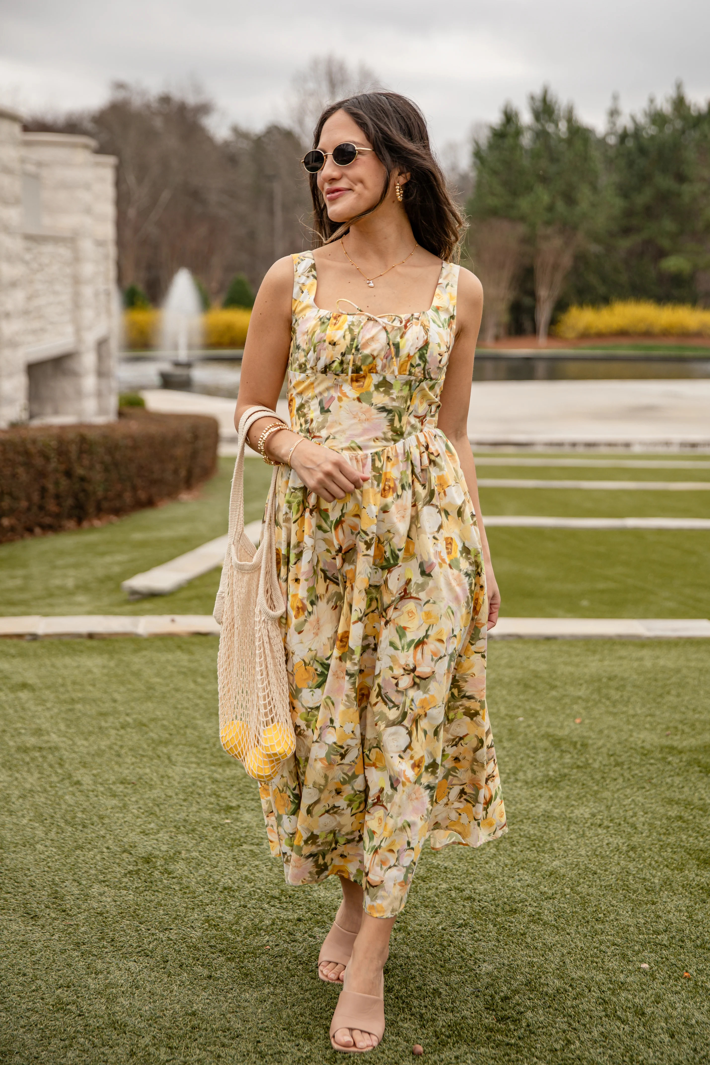 Wildflower Yellow Floral Maxi Dress | Trendy Women's Dress | DressUp | Dress Up