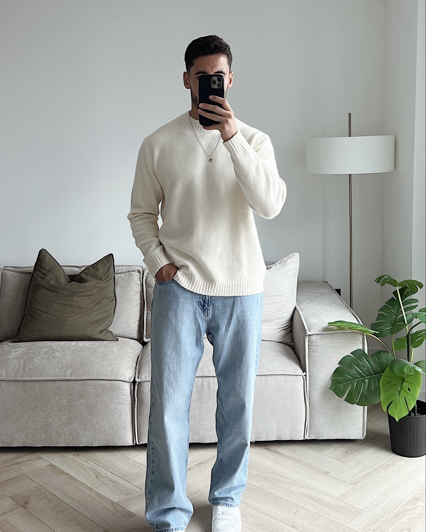 Uniqlo #uniqlo #bluejeans #knitwear