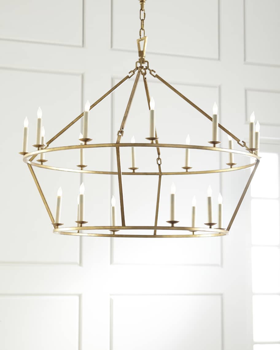 Visual Comfort Signature Darlana Large Two-Tiered Ring Chandelier | Horchow