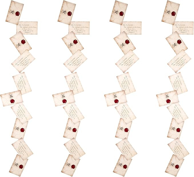 Conquest Journals Harry Potter Floating Hogwarts Acceptance Letter Decoration, 40 Letter Cards an... | Amazon (US)