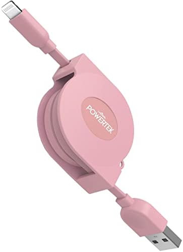 Liquipel Powertek Retractable MFi Certified Charger Compatible for Apple iPhone, iPad, 3ft Cable, Li | Amazon (US)