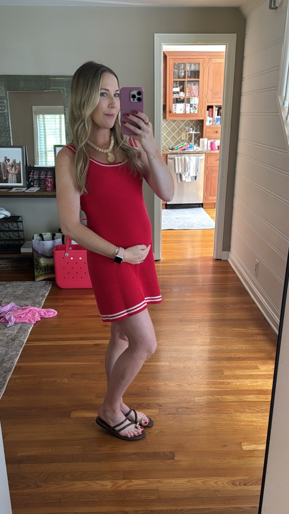 The cutest red tennis dress! Got it on Amazon while searching for 4th of July outfits! I took my normal size, small, because it stretches a lot! I feel like I can get a lot of wear out of this. It comes in 4 super cute colorways, and the fit is amazing! Also wearing this darling shell necklace that I wore to death over the 4th of July weekend 🇺🇸

#LTKActive #LTKBump #LTKmomlife