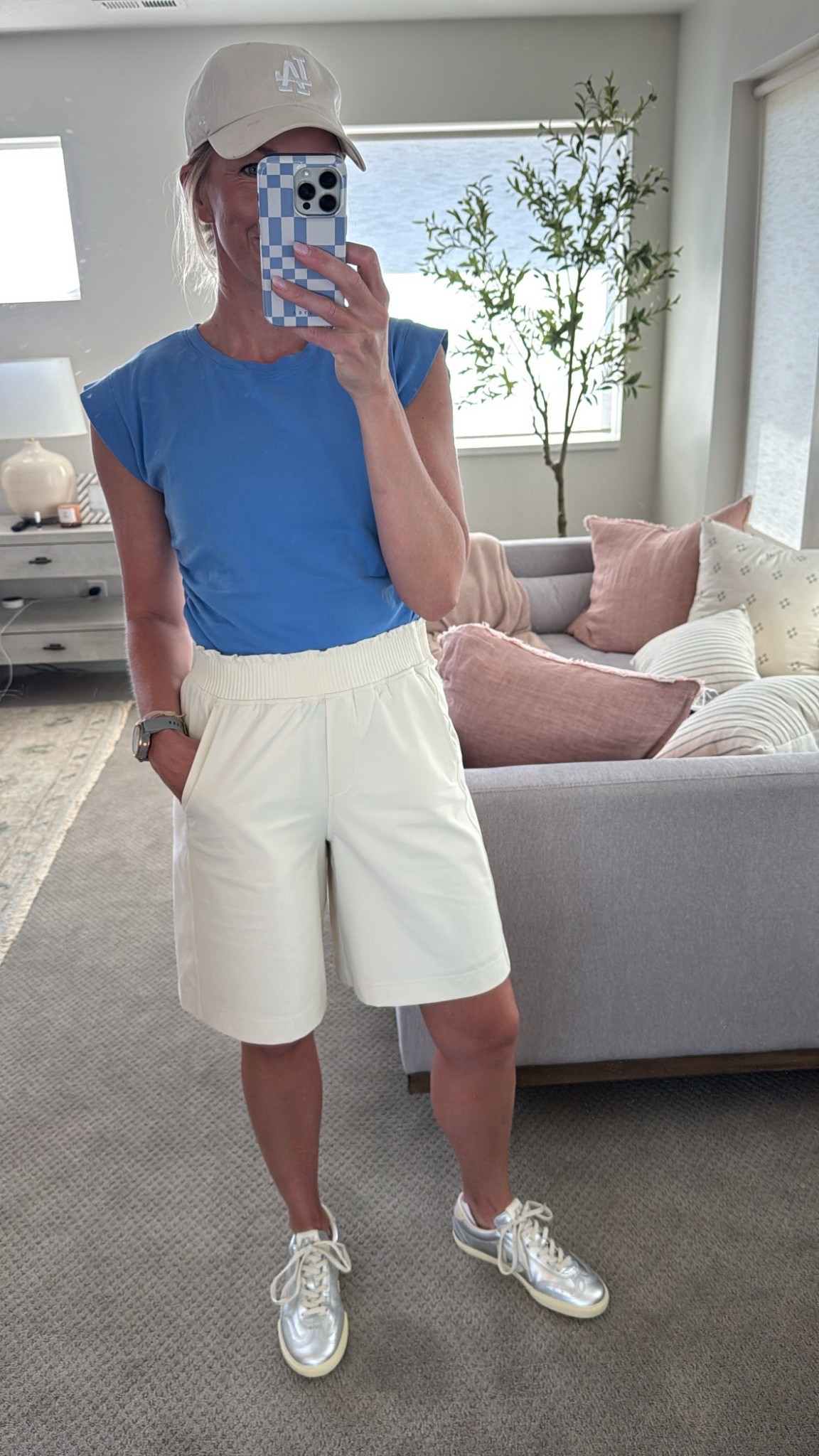 Just got these Lululemon shorts and I’m already in love! Wearing them to Westin’s golf tournament but I think I’ll be reaching for them all summer. Super light weight and comfy! 

Wearing a small and I’m 5’7”

Linking similar tops that have the same look or color but the one I’m wearing is an old one from Madewell  