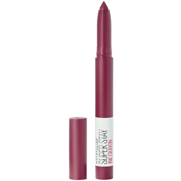 Maybelline Super Stay Ink Crayon Lipstick, Matte Longwear Lipstick Makeup, Accept A Dare, 0.04 oz... | Walmart (US)