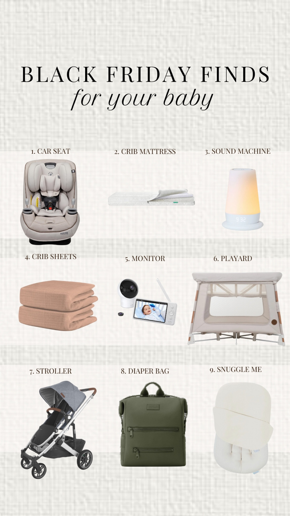 Some of the best baby essentials are on sale for Black Friday! 

#LTKbaby #LTKCyberWeek #LTKsalealert