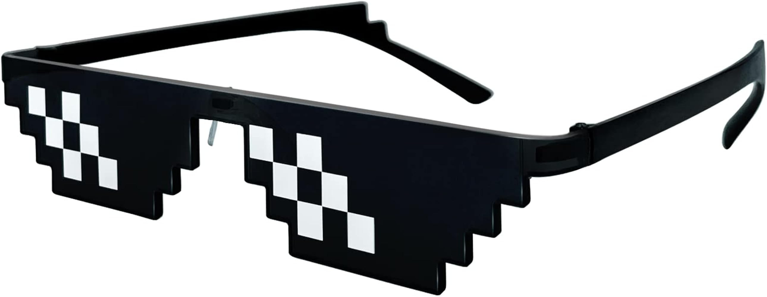Lorigun Thug Life Glasses Pixel Sunglasses for Party, Deal with it Glasses Bachelor Party Decor | Amazon (US)