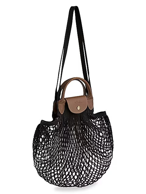 Le Pliage Filet Knit Bag | Saks Fifth Avenue