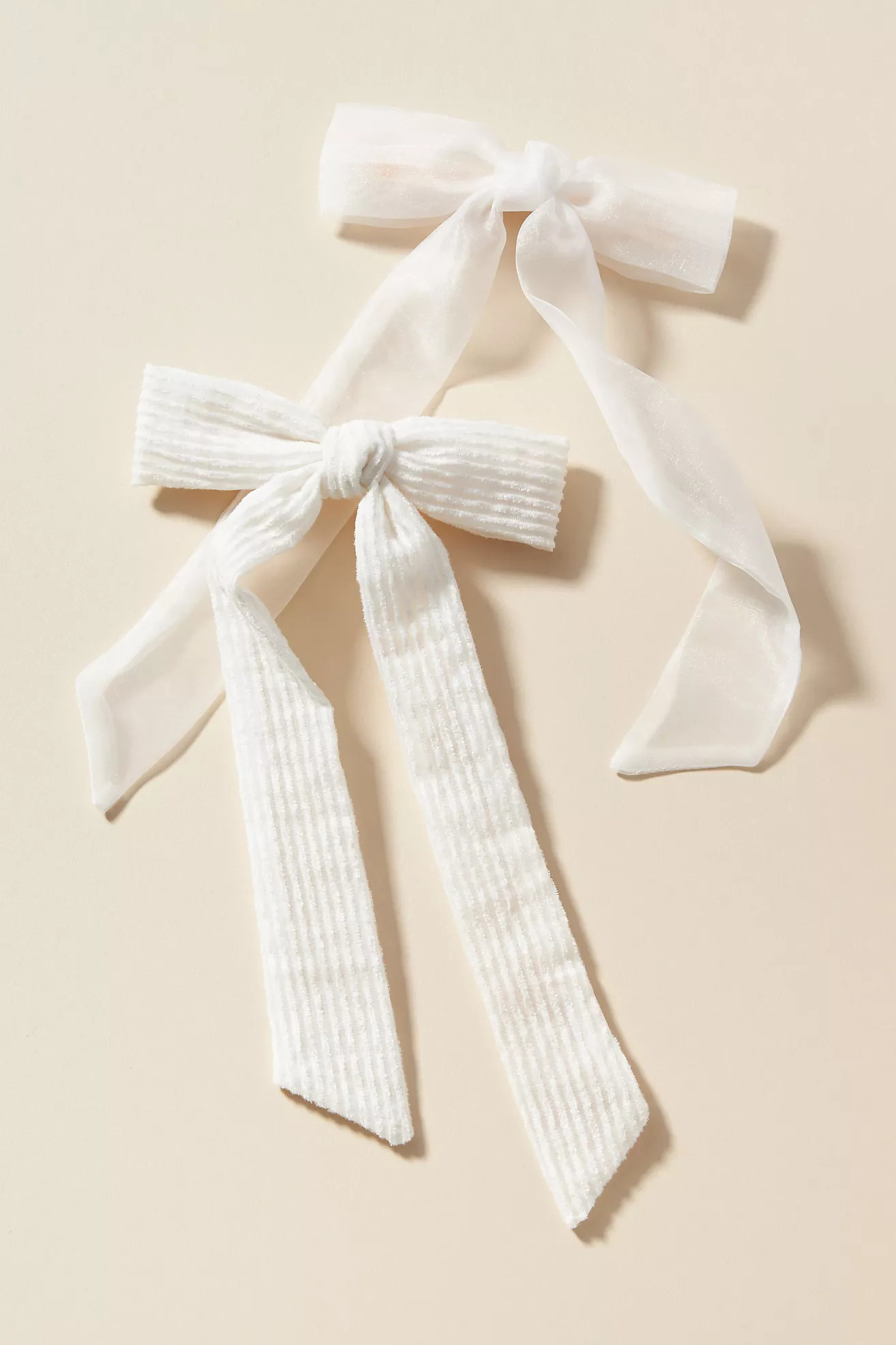 Bow Barrettes, Set of 2 | Anthropologie (US)