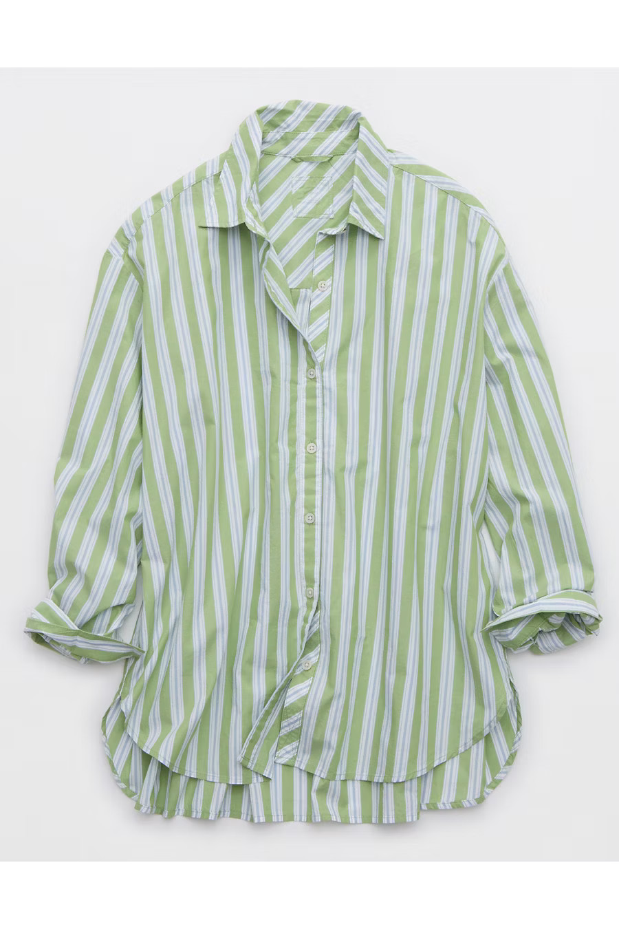 Aerie Good Day Cover Up Button Down Shirt Women's Mindful Minute XS | American Eagle Outfitters (US & CA)