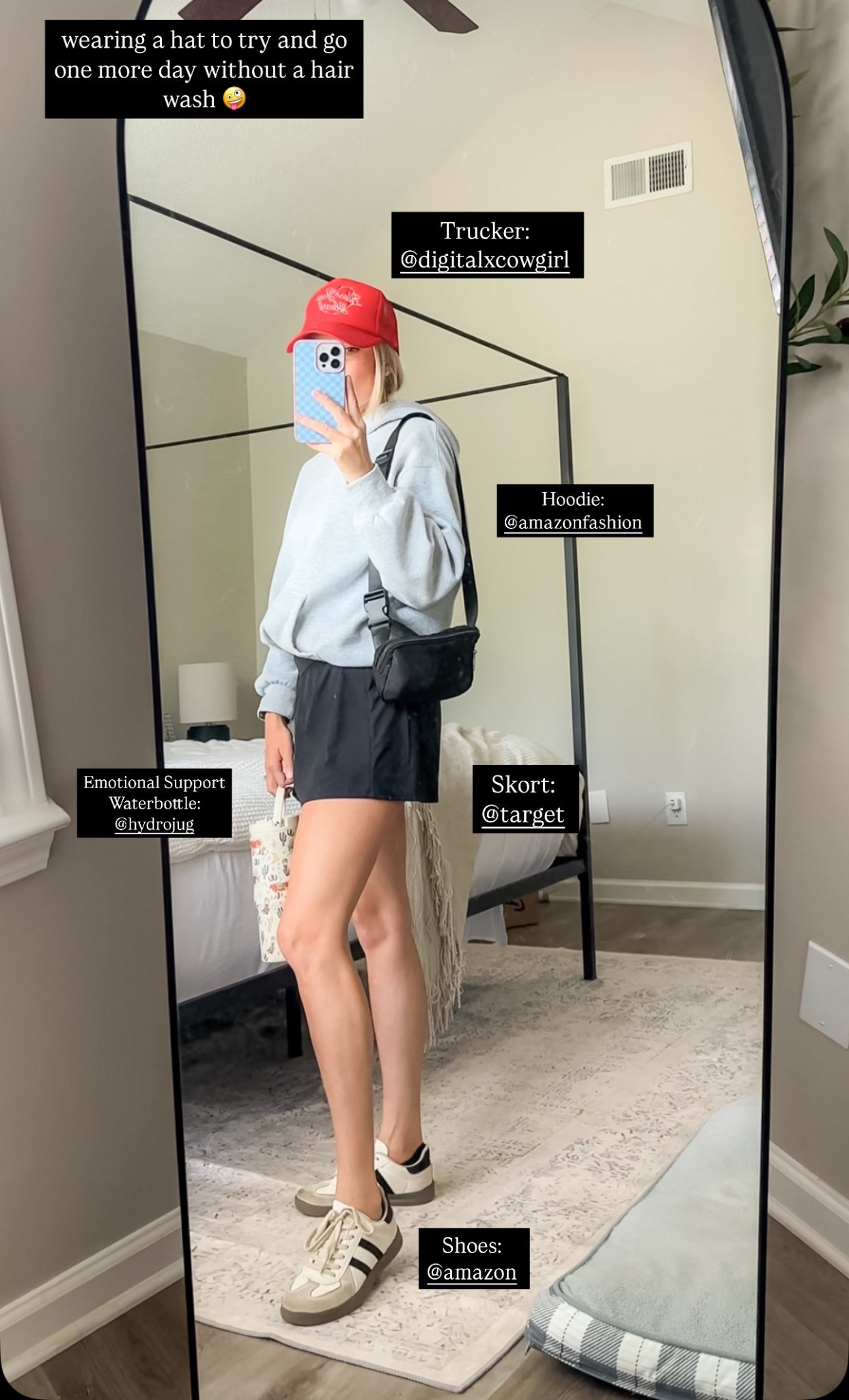 In love with this Joy Lab skort from Target because the shorts underneath… duh! Plus my fav oversized Amazon hoodie! Wearing xs in both!

#LTKFindsUnder50 #LTKShoeCrush #LTKStyleTip