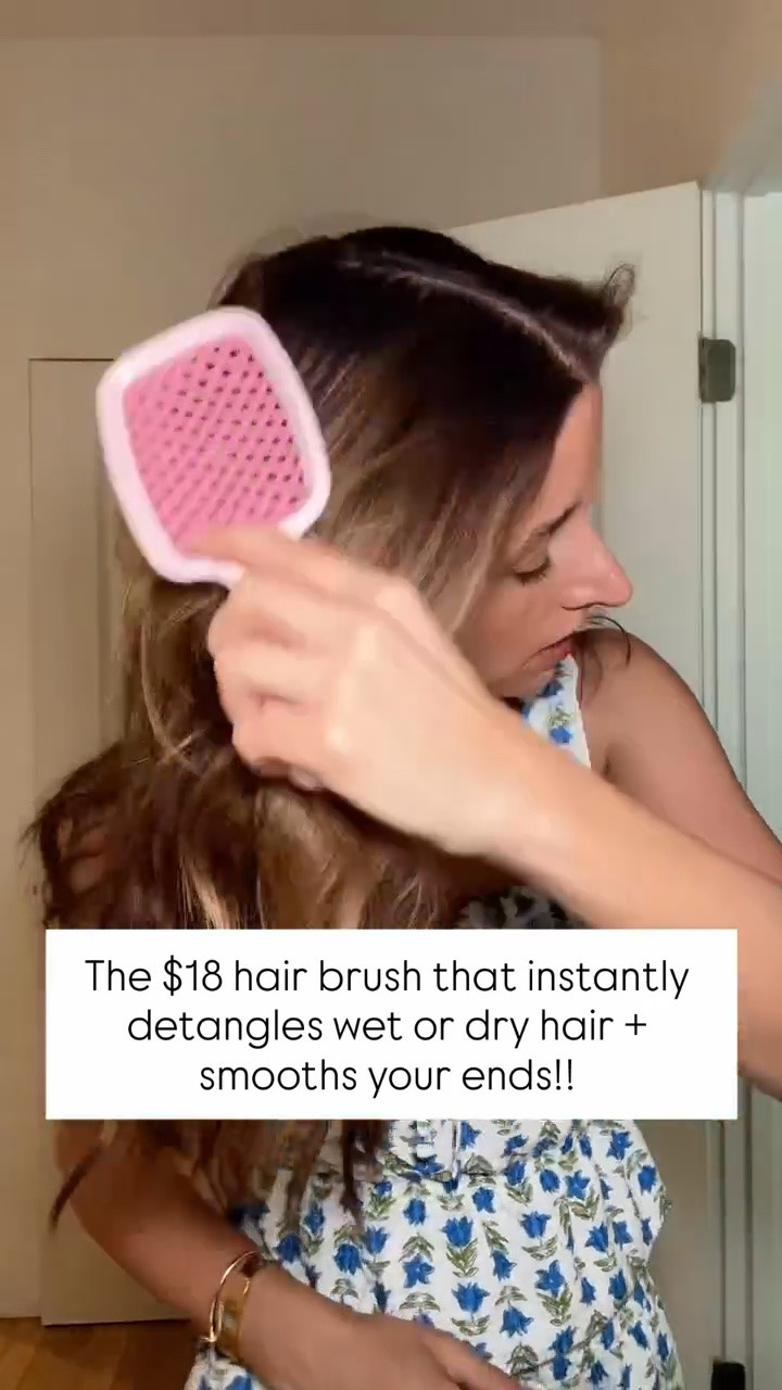 The best hairbrush to instantly detangler, wet or dry hair. It will also smooth and add shine! This is the best hairbrush!

#LTKmorningroutine #LTKselfcare #LTKBeauty