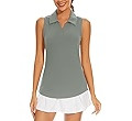Ivicoer Womens Golf Shirt Polo Sleeveless Tennis Collared Top Dry Fit Athletic Tank Clothes for L... | Amazon (US)