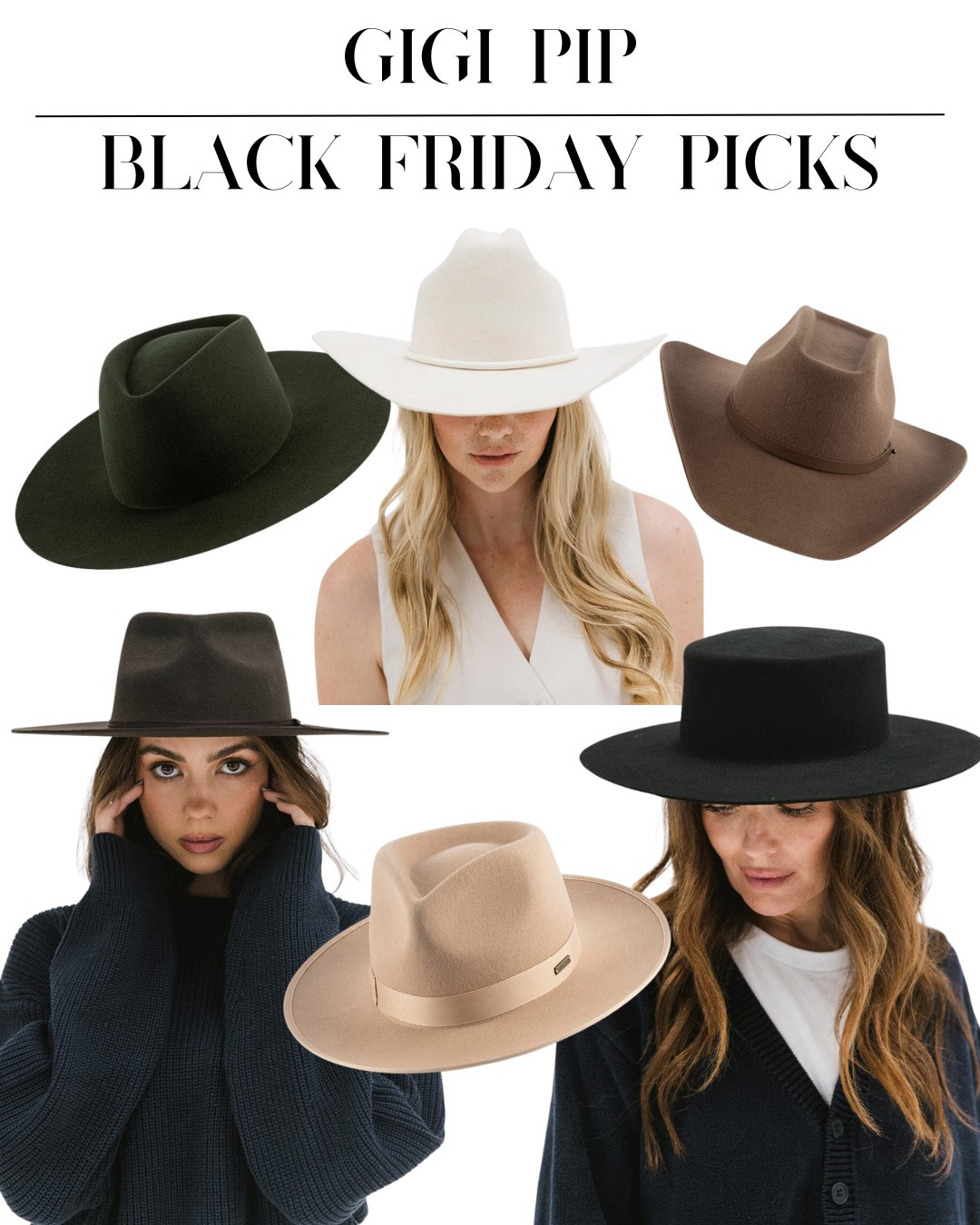 Yehaw! These adorable hats are perfect for dressing up casual looks, or sealing the deal on a stylish outfit. From cowboy hats, to boater hats, and fedoras, theres a flat brim hat and more for everyone! 

 #LTKCyberWeek