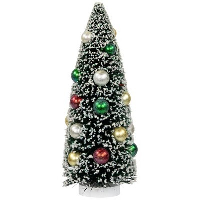Northlight 12” Green Frosted Sisal Pine Artificial Tree Christmas Tabletop Decor | Target