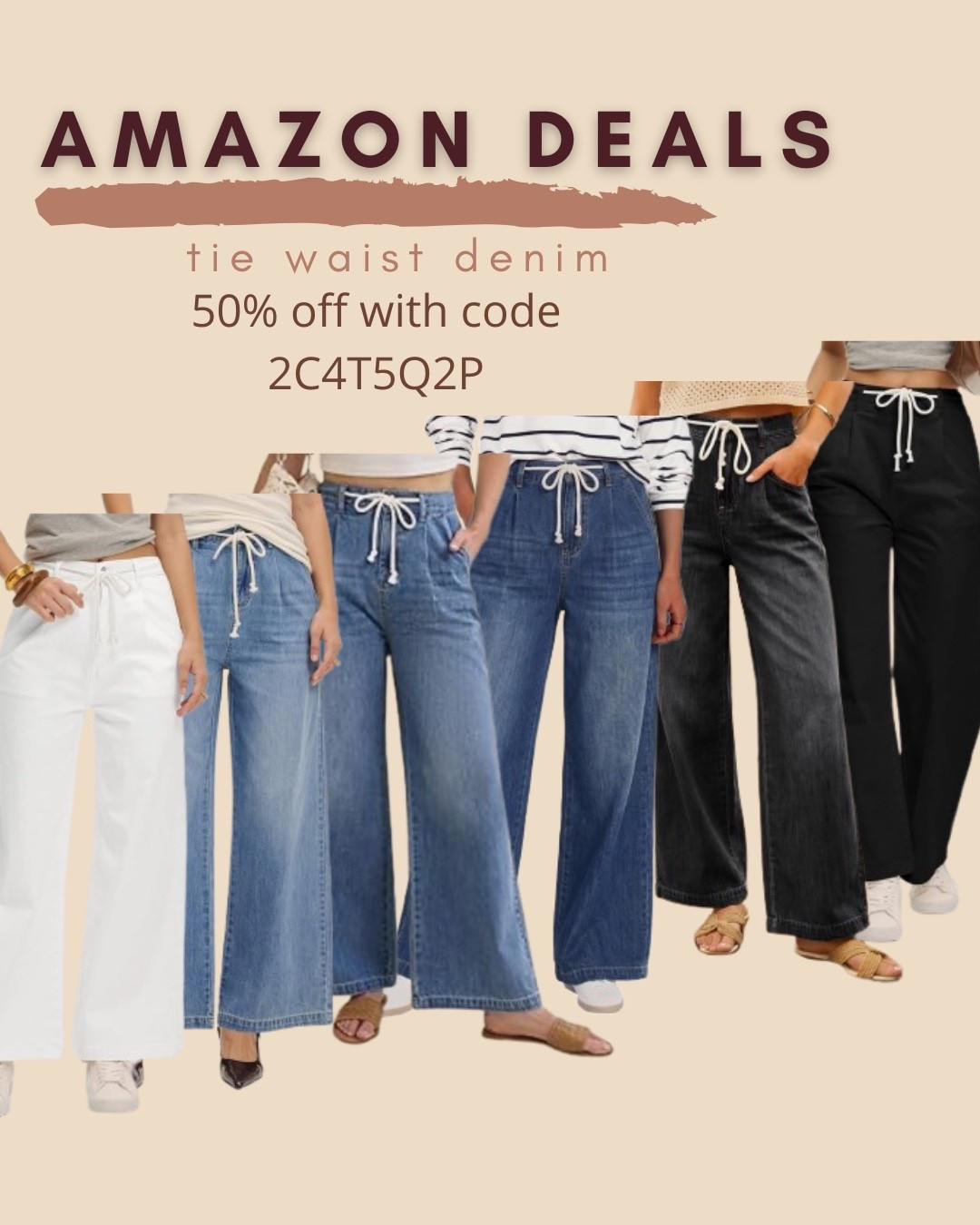 $19 ends 6/16

Amazon fashion
Amazon deals
Tie waist denim
Comfy pants

#LTKSaleAlert