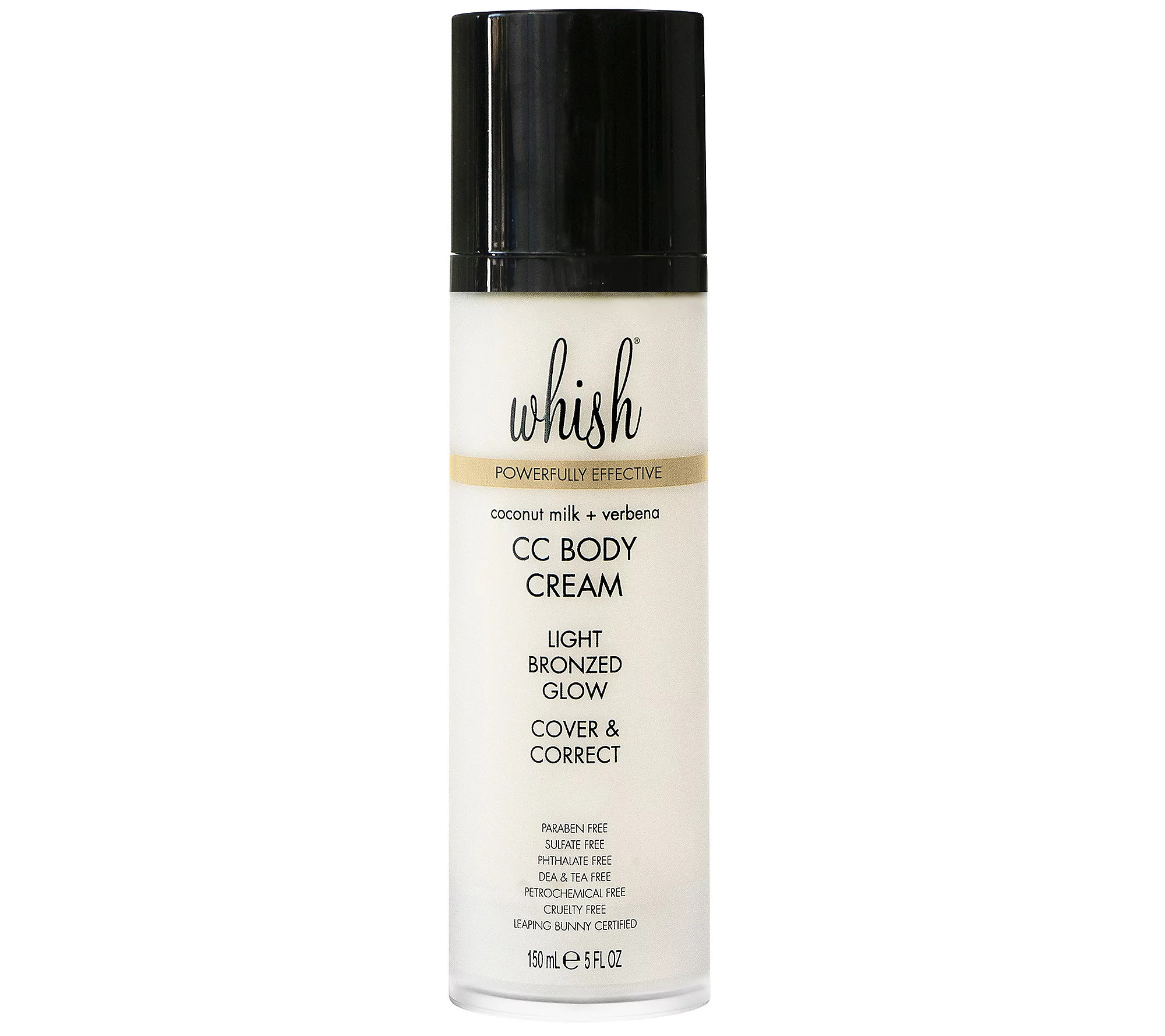 Whish Beauty Coconut Milk + Verbena CC Body Cre am, 5 fl oz | QVC