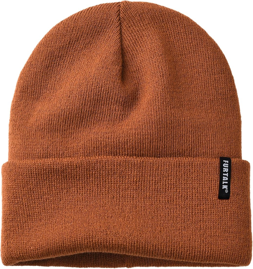 FURTALK Beanie Hat for Men Women Winter Hats for Women Men Soft Warm Unisex Cuffed Beanie Knitted... | Amazon (US)