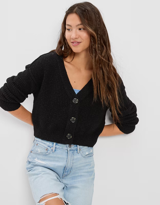 AE Cropped Cardigan | American Eagle Outfitters (US & CA)