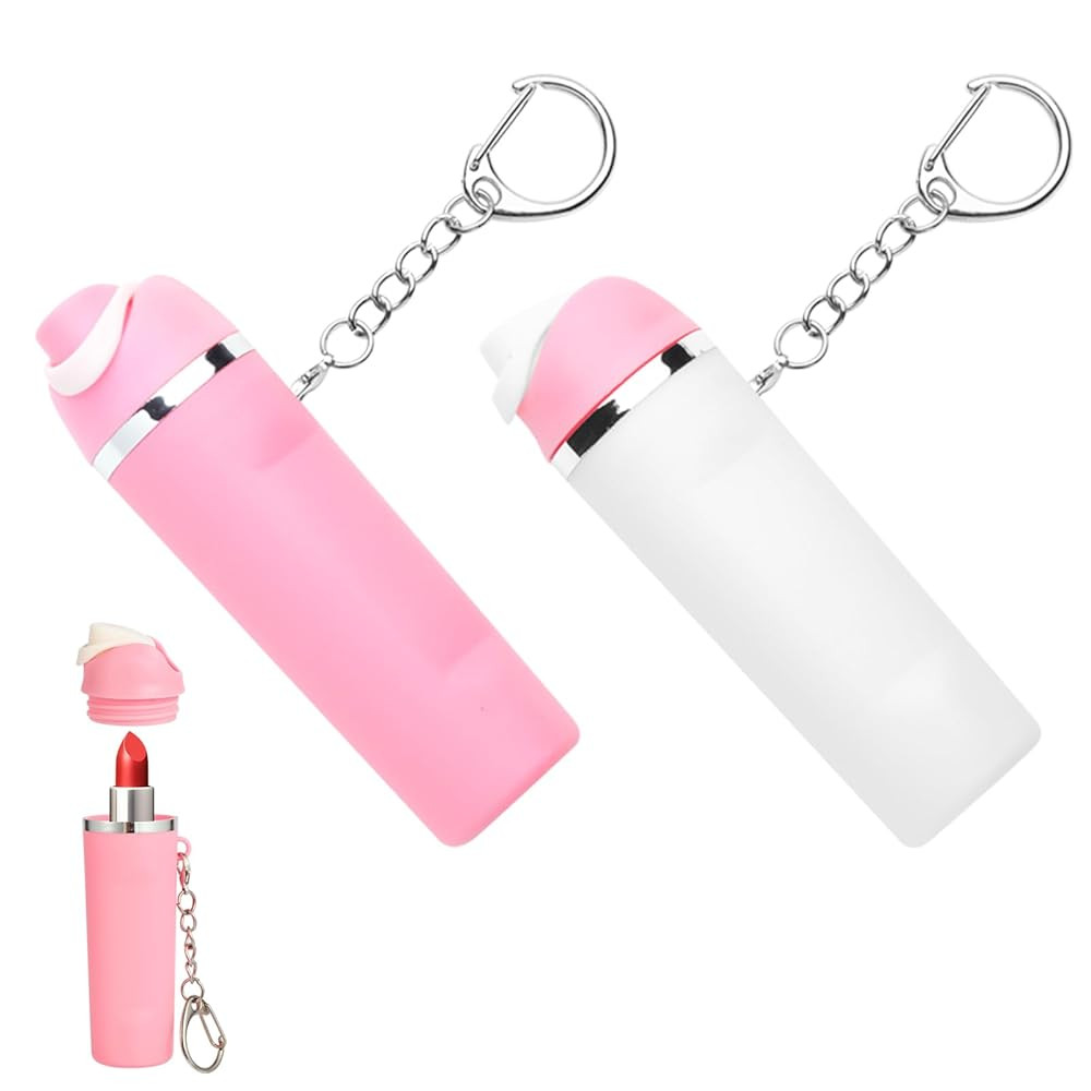 Keychain Lipbalm Holder for Owala, Mini Water Bottle Keychain Chapstick | Amazon (US)