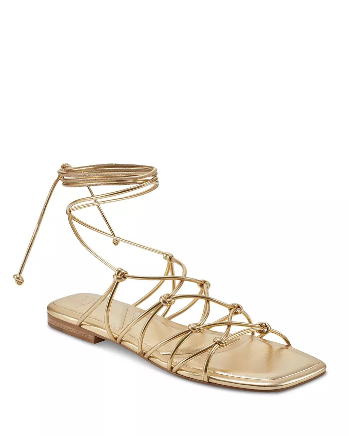 Women's Monnie Lace Up Ankle Tie Sandals | Bloomingdale's (US)