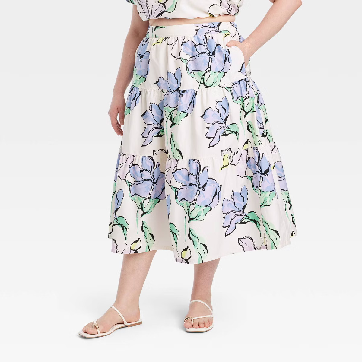 Women's A-Line Midi Skirt - A New Day™ | Target