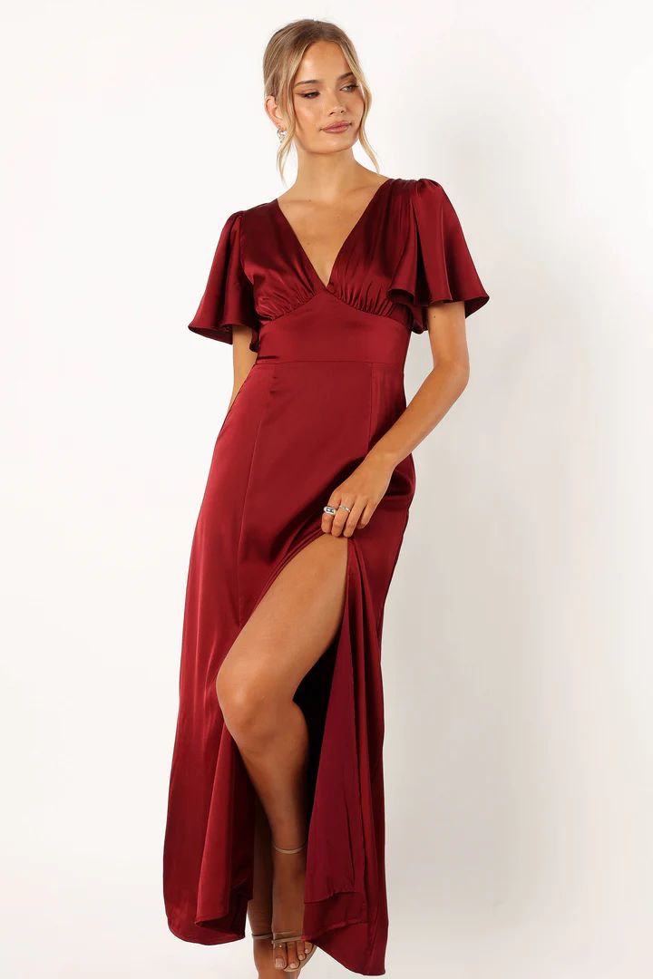 Casper Maxi Dress - Wine | Petal & Pup (US)