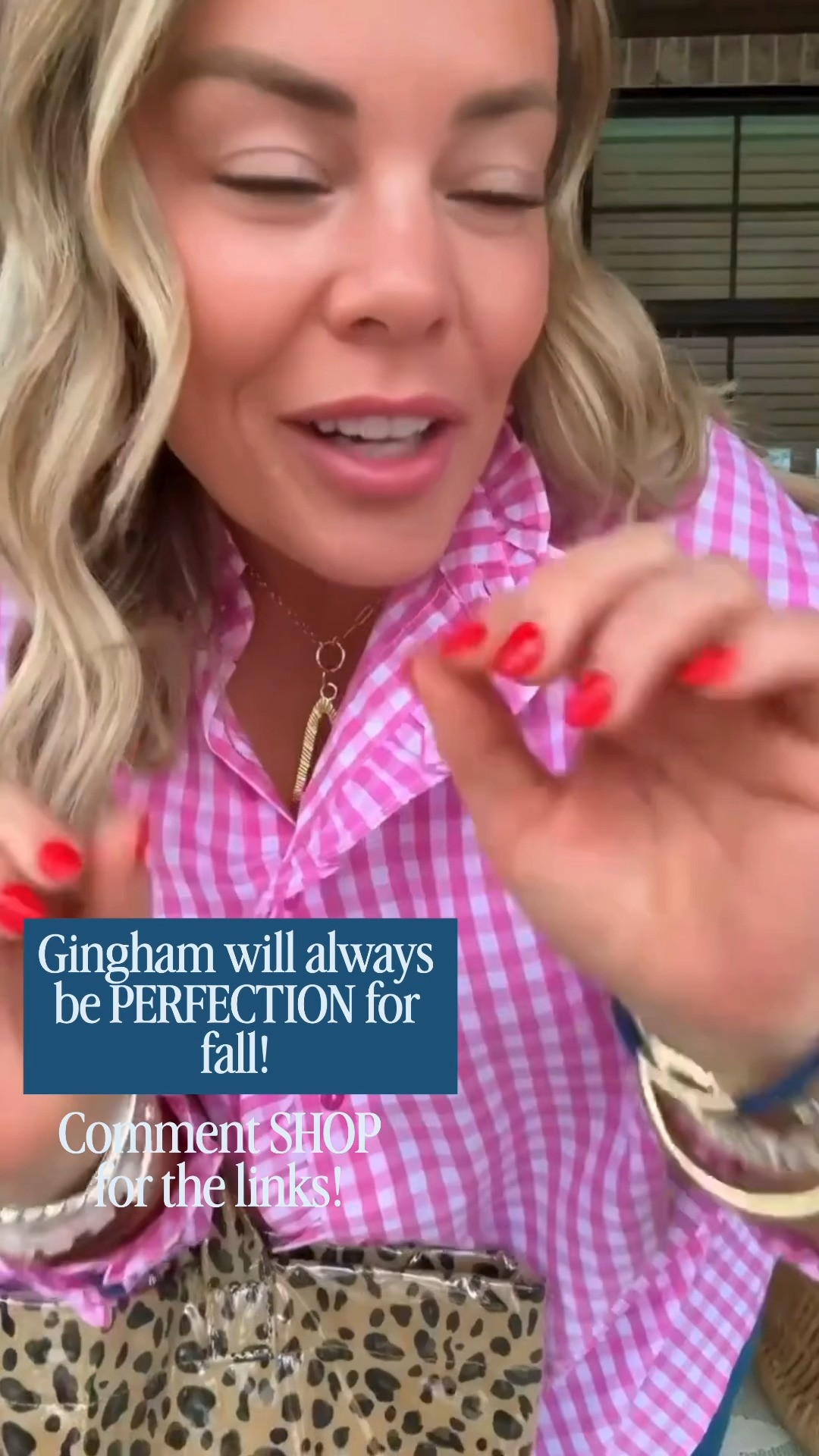 Gingham will always be PERFECTION for fall! 

 #LTKgrwm #LTKootd #LTKmomlife
