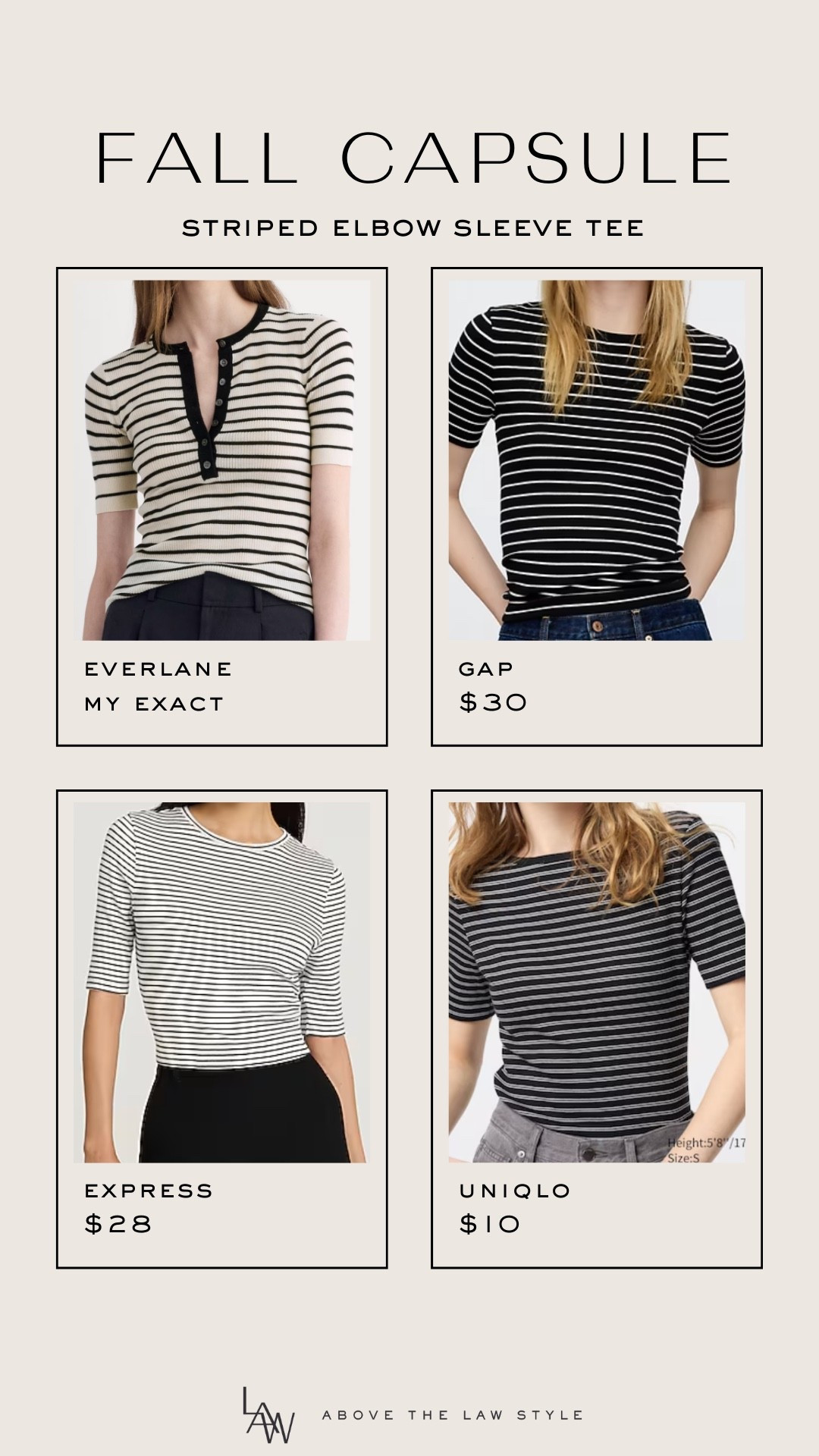 Fall Capsule: Striped Top

#LTKStyleTip #LTKFindsUnder100 #LTKFindsUnder50