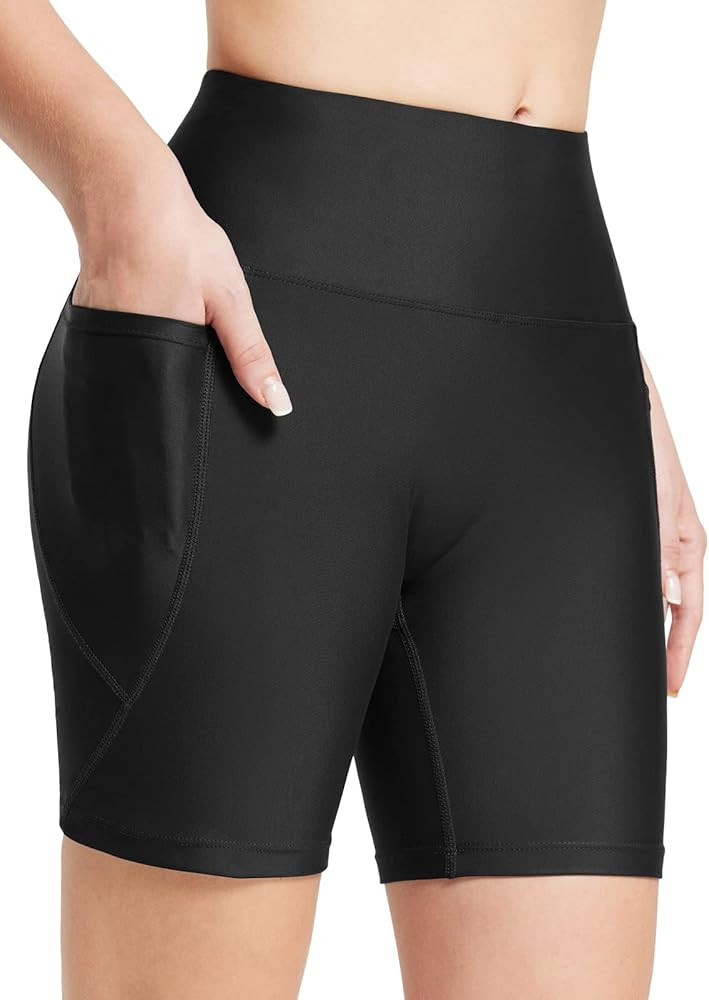 BALEAF Women's 3"/6"/8" Swim Board Shorts High Waisted Sun Protection Quick Dry Swimsuit Bottom T... | Amazon (CA)