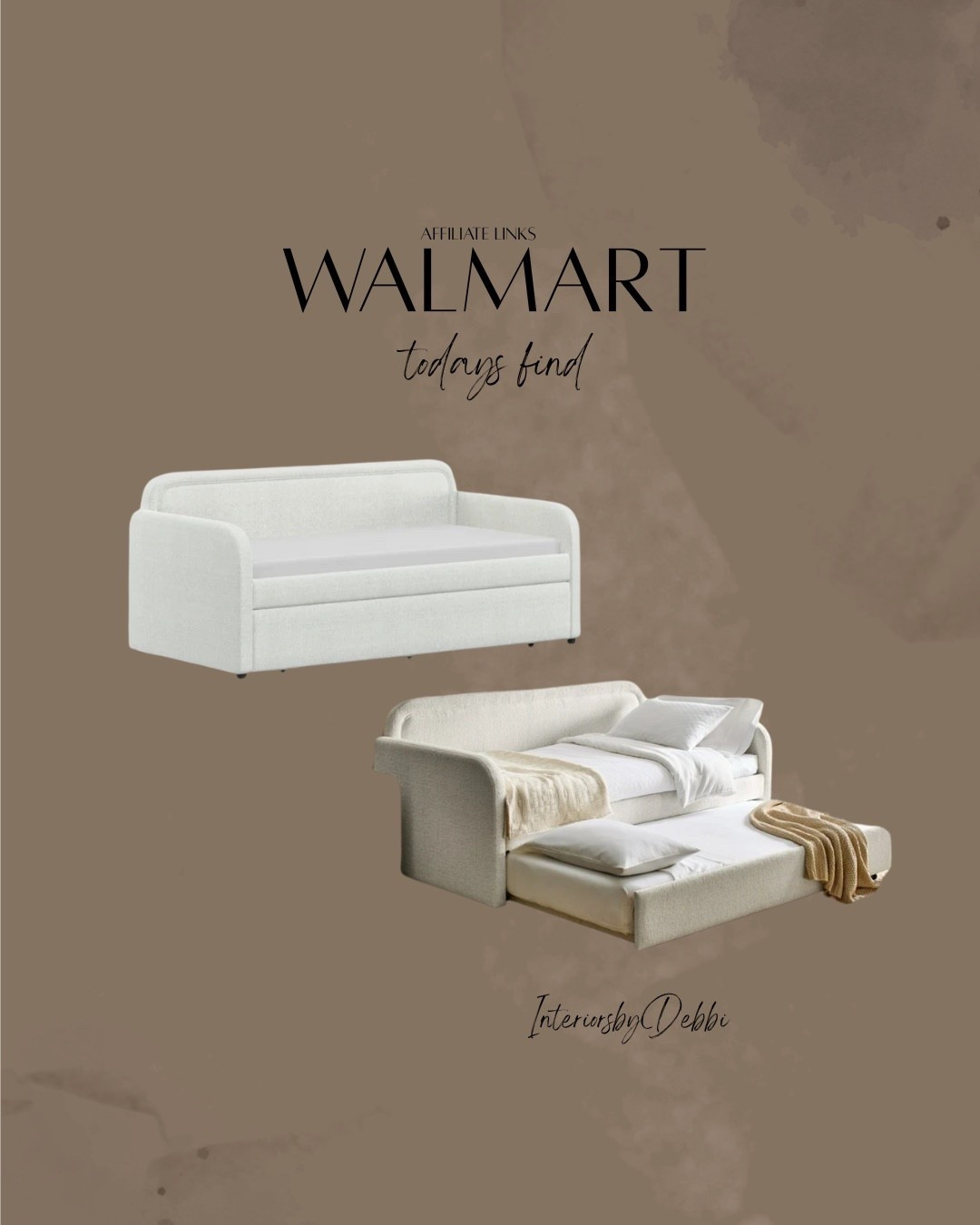 Walmart Find
Daybed, transitional home, modern decor, amazon find, amazon home, target home decor, mcgee and co, studio mcgee, amazon must have, pottery. barn, Walmart finds, affordable decor, home styling, budget friendly, accessories, neutral decor, home finds, new arrival, coming soon, sale alert, high end look for less, Amazon favorites, Target finds, cozy, modern, earthy, transitional, luxe, romantic, home decor, budget friendly decor, #amazonhome 

#LTKSeasonal #LTKHome