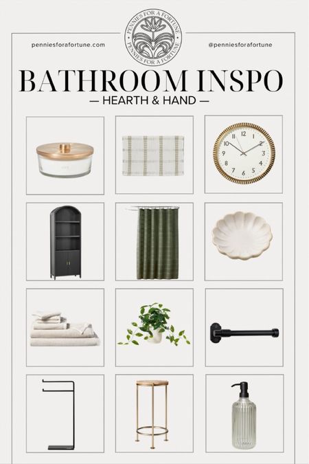 Some elegant items and bathroom inspiration from Hearth & Hand 🤩 and they are on sale now! 
Ltk home, bathroom finds, sale alert, style tip, bathroom revamp, decor finds

#LTKStyleTip #LTKSaleAlert #LTKHome
