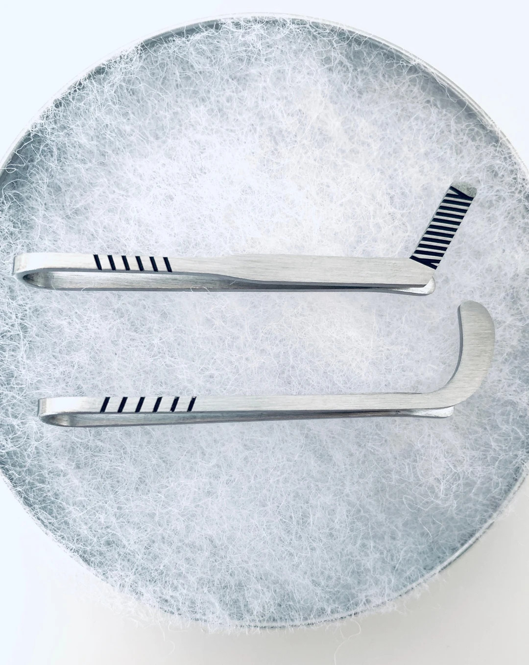 Hockey Tie Clip Hockey Stick Tie Clip for Dad Groomsmen - Etsy | Etsy (US)