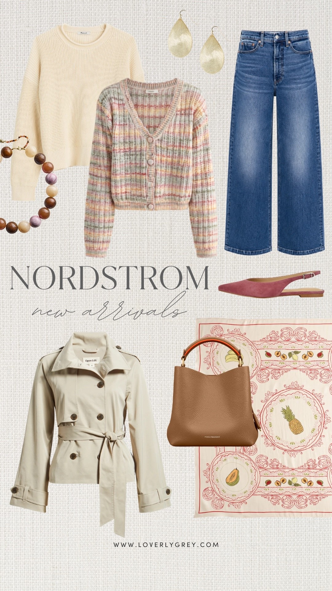 So many pretty Nordstrom fall fashion finds are starting to pop up! The wide-leg jeans, lightweight sweaters, plaid cardigan, trench jacket and fall accessories are exactly the kinds of pieces I want for transitional outfits now and cooler fall days later.

#LTKSeasonal #LTKootd