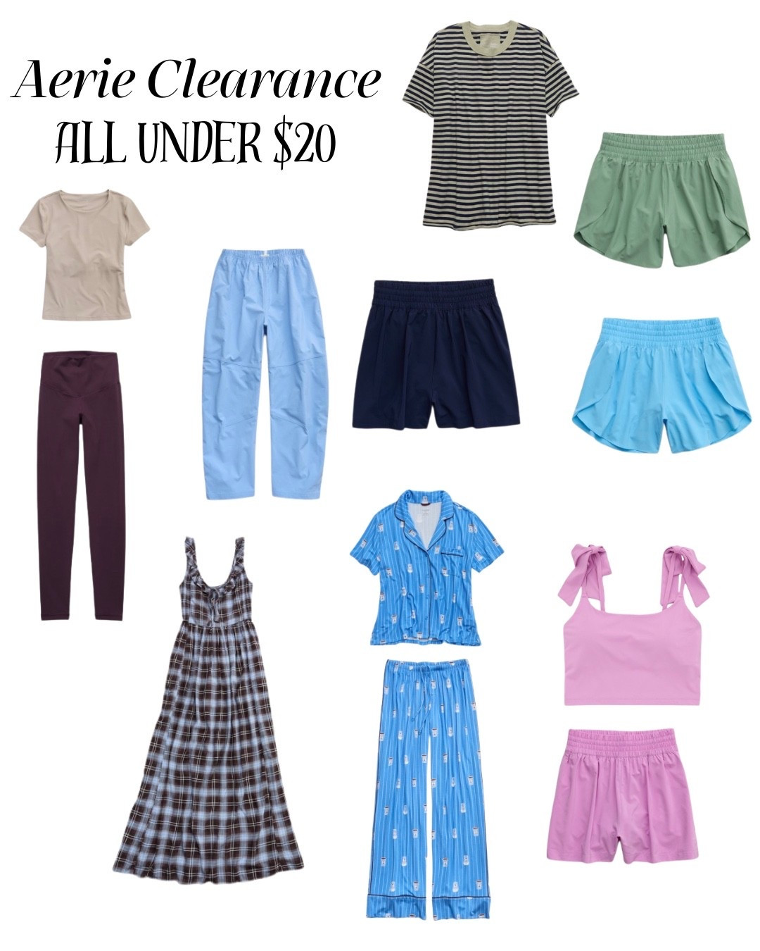 Lots of new stuff on Clearance at Aerie! This is everything I got. All Shorts under $10, nothing over $20!

#LTKSaleAlert