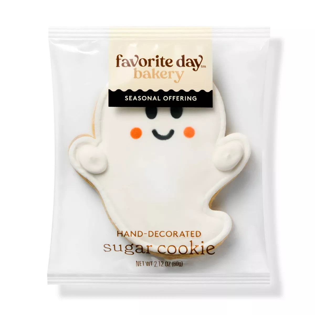 Halloween Decorated Cookie Ghost - 2.12oz - Favorite Day™ | Target
